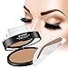 Best Eyebrow Stamp for Perfect Eyebrow, 1 set Pro 3 In 1 Palette for natural looking,Waterproof Long Lasting, Enhance your eyebrow in seconds, all natural color (Light Brown)