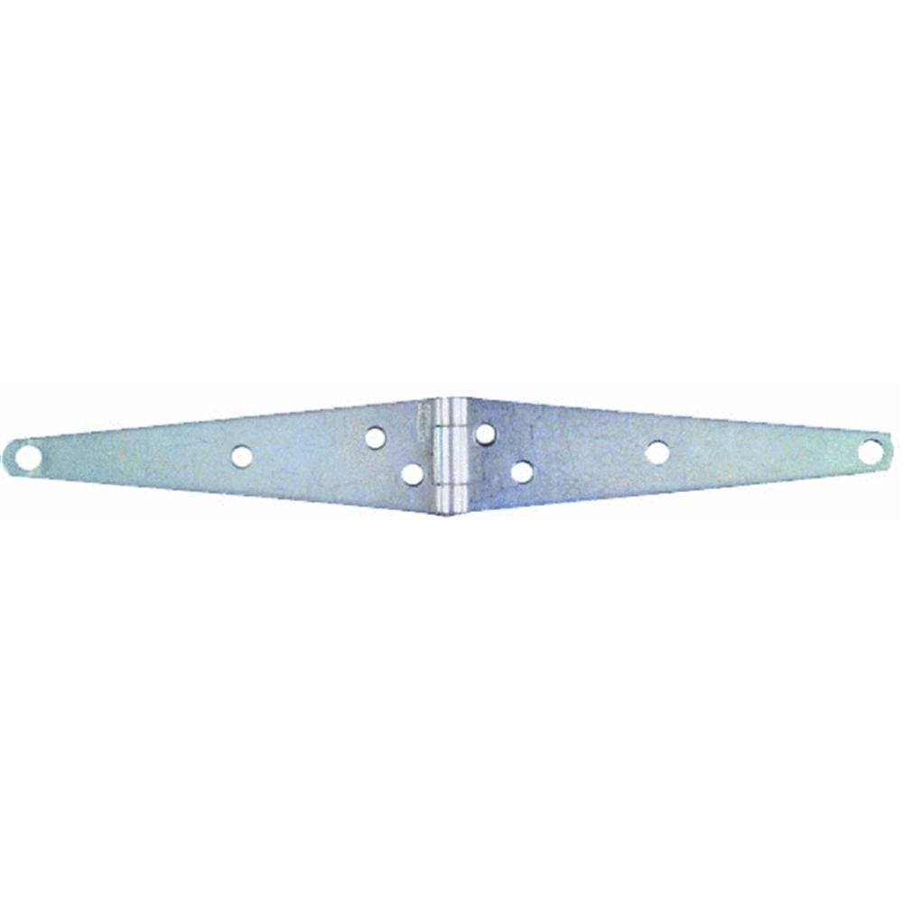 National Hardware Stanley N127-639 280BC Light Strap Hinge Zinc Plated, 6", 6 inch