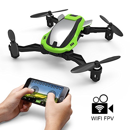 KAI DENG K100 Mini Drone for Kids with Camera Live Video, WiFi FPV Drone with HD Camera (Kids Drone) & RC Quadcopter - Extra Battery