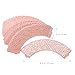 Pink Cupcake Wrappers 100pcs/pack Lace Cupcake Liners Laser cut Cupcake Papers cupcake cups Muffin cups for Wedding/Birthday Party Decoration