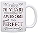 Birthday Gifts For All 70th Took 70 Years Awesome Funny Party Gift 11oz Ceramic Coffee Mug Tea Cup White