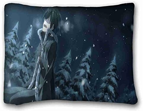 Custom Cotton &amp; Polyester Soft ( Anime Sword Art Online ) Zippered Body Pillow Case Cover Size 20"X26" suitable for Twin-bed