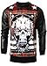 Rstrict & General Mens Hipster PU Sleeve L/S Knit Crew Neck
