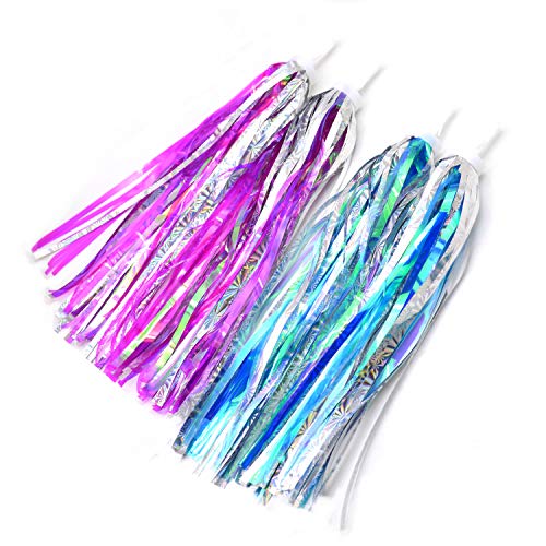 Bettli Kids Bicycle Tassel Ribbon Children Scooter Handlebar Streamers Baby Carrier Accessories Bicycle Grips Ribbon Easy Attach to Bike’s Handlebars