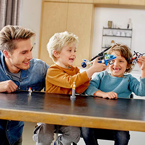 LEGO 60207 City Polizei Drohnenjagd, Hubschrauberspielzeug mit Netzkanone, Gefängnisausbruch Sets für Kinder – Bild 7