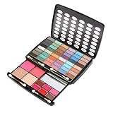 RUIMIO All-In-One Makeup Kit 58Pcs Cosmetic Gift Set with Many Shades of Eyeshadow, Blush, Face Powder, Cream Lip Gloss plus Applicators and Mirror