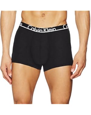 Calvin Klein ID Cotton Stretch Men's Boxer Trunk, Black