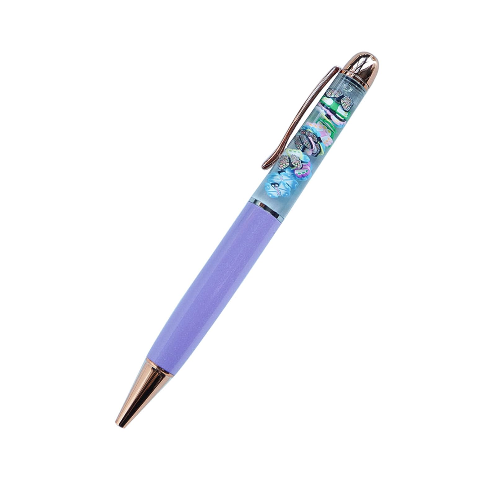 Butterfly Funny Pens Cute Floater Floating Liquid Writing Journaling Office Pen Unique Gift For Women Men