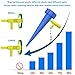 THEKBS Plant Waterer, Self Watering Devices with Slow Release Control Valve Switch, Automatic Vacation Self Plant Watering Spikes Globes, Self Irrigation Watering Drip Bulbs System (12pcs)