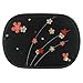 Kotobuki 2-Tiered Bento Box, Brown/Red Cherry (Sakura) Blossom