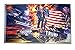 DFLIVE Donald Trump Tank Flag for President 2020 Keep America Great Flag 3x5 FT with Grommets