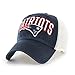 OTS NFL New England Patriots Men's Decry Challenger Adjustable Hat, Team Color, One Size