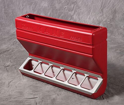 Kane Nursery Feeder for Pigs Animal Livestock - 6 Hole, Single Sided