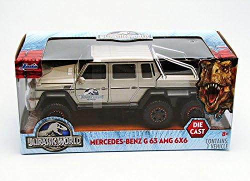 Mercedes Benz G 63 Amg 6x6 Jurassic World 15 Silver 1 24 Jada Toys Jada Amazon Co Uk Toys Games