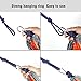Unigear Travel Camping Hammock Portable Parachute Nylon Fabric for Hiking, Boating, Sleeping, Backpacking, Climbing (Orange/Grey, 275cm × 140cm)