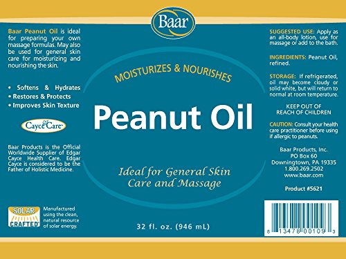 Baar Refined Peanut Oil (32 Ounces)