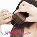 Teenitor Extra-large Hair Donut Bun for Ballet Bun, 5 Pieces Cotton hair bands, 20 Pieces Hair Bobby Pins, Brown