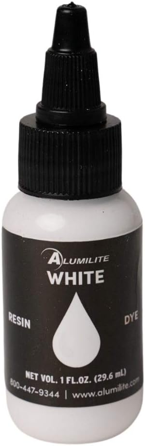 AlumiliteColorant Single Color Liquid Pigment Dye White by Alumilite