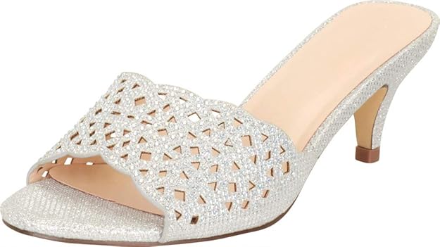 Cambridge Select Women�s Open Toe Laser Cutout SlipOn Mid