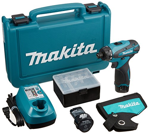 Makita Rechargeable Drill Driver 10.8 V 1.3Ah Includes 2 Batteries DF030DWX