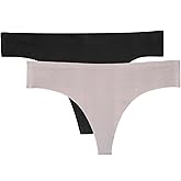 Smart & Sexy womens No-show Seamless Panty 2-packs