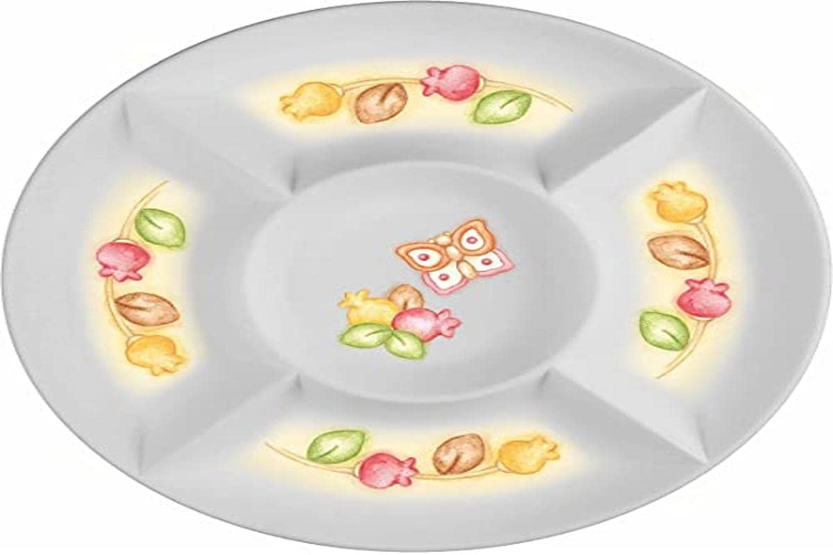 THUN - Grace Appetizer - Grace line, Home is Where Your Family is - Kitchen, for The Table - Porcelain - Ø 24,5 x 2,3 cm