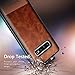 Galaxy S10 5G Case with Screen Protector (Full Coverage 3D PET), NageBee Premium [Cowhide Leather] Heavy Duty Armor Shockproof Dual Layer Hybrid Rugged Durable Case for Samsung Galaxy S10 5G -Brown