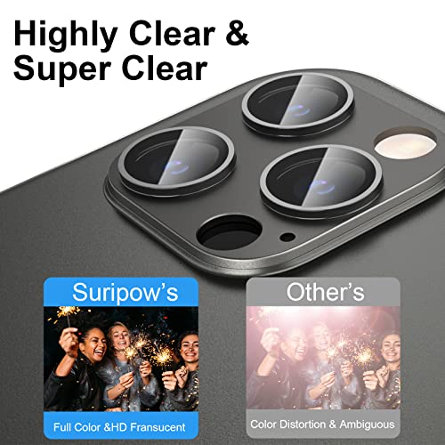 Suripow for iPhone 13 Pro/iPhone 13 Pro Max Camera Lens Protector