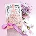 KAZIPA 25PCS Laser Cut Wedding Invitations with Envelopes, 4.7'' x 7'' Bride with Crown Invitations Cards for Bridal Shower Engagement Bachelorette Party Wedding Decorations, Pink