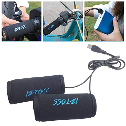 Shentesel Handlebar Grip Cover Winter Warm Motorcycle DC5V Electrical USB Heated