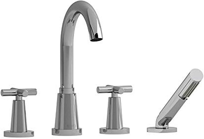 Riobel Pa12 C 4 Piece Deck Mount Tub Filler With Hand Shower