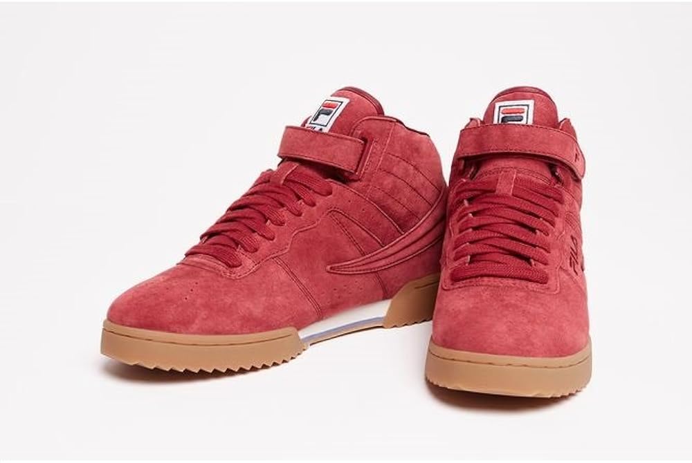 fila burgundy trainers