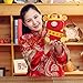Gloveleya Chinese New Year Decorations - Year of The Pig Festival Decoration Plush Piggy Stuffed Animal Good Luck Toys 8.5