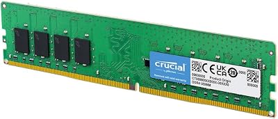 Crucial 16GB DDR4 RAM 3200MHz CL22 Desktop Memory CT16G4DFRA32A