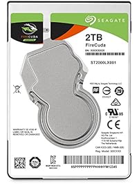 Seagate FireCuda Gaming SSHD 2TB SATA 6.0Gb/s 2.5-Inch Notebooks / Laptops Internal Hard Drive (ST2000LX001)