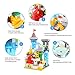 SpringFlower Building Blocks, Automatic Marble Run set, Castle Fairy Tale Theme, Educational Construction Toys Set, Best New year gift for Kids, Boys, and Girls 3 4 5 6 7 8 Years Old & Up,154pcs