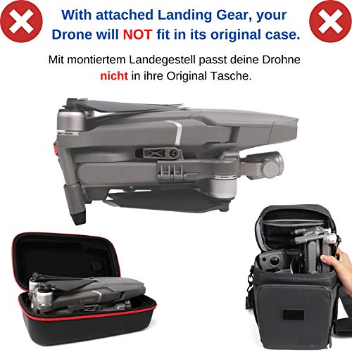 Drohnen Fahrwerk, 1 Set, kompatibel mit DJI Mavic 2 Pro, Dji Mavic 2 Zoom, Landebeine schützen Gimbal und Unterboden, Unterbau für sanftes Landen, Drohnen Beine Landung, Drohne Landegestell, Landefüße – Bild 7