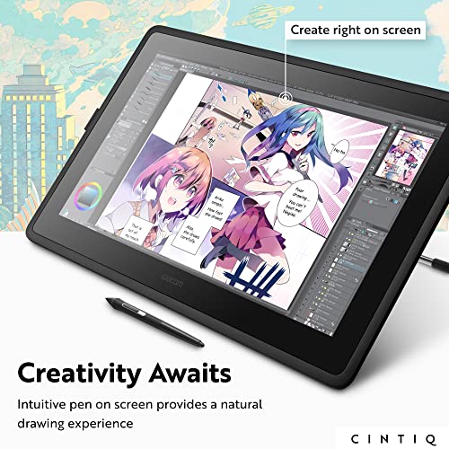 Wacom Cintiq 22 Drawing Tablet with Screen, 21.5