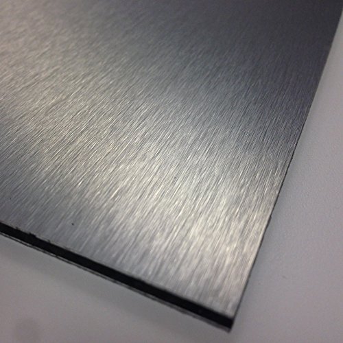 3mm Brushed Silver ACM Sheet A3 420 x 297 Dibond Aluminium Composite Sign Making Sheet