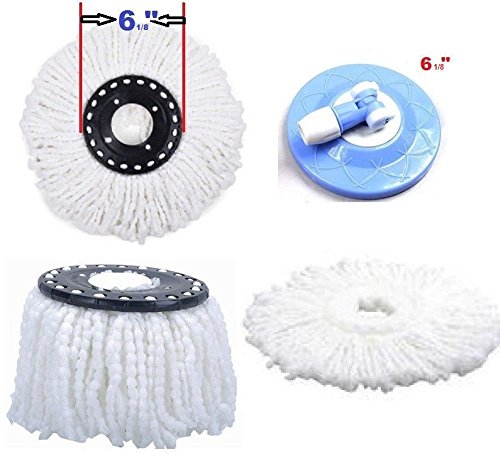 Lot of 3 Replacement Microfiber Mop Head Refill For Magic Mop 360Â° Spin Mophead