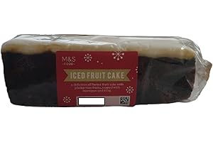 Prime Life M&S Christmas Iced Fruit Cake Bar 400g
