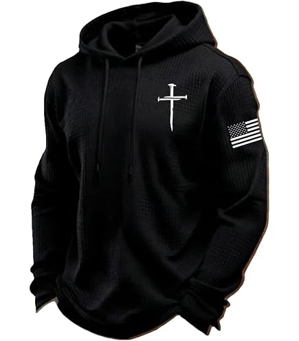 Amazon.com: German Iron Cross Zip Hoodie : Clothing, Shoes & Jewelry