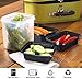 Teivio 40 Pack of 12OZ Small meal prep containers - Mini Food Snack Storage Bento Box Portion Control Trays - Freezer - Reusable, Washable, Microwavable Food Containers with Lids