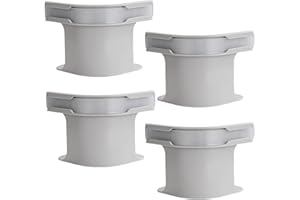 QIONG Lock Sheet Holders - 4Pcs bed sheet gripper for corners suitable for queen&king size beds, easy to install, durable ABS+PP material - Perfect for fitted sheets, mattress pads & waterproof covers(Grey)