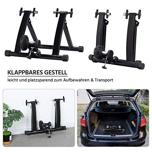 Yaheetech Turbo Trainer Magnetic Bike Trainer Indoor Exercise Bike Trainer Stand Magnetic Resistance Bicycle Training… - Image 8