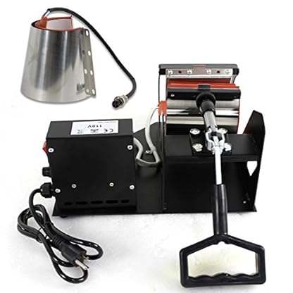 Smartxchoices 2 in 1 Auto Digital Coffee Mug Cup Heat Press Transfer Sublimation Heat Press Machine Heat Press Kit (Two Stainless Steel Mug attachments) - Image 4