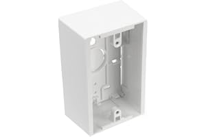 Leviton Surface Mount Backbox, Single Gang, Box Depth is 1.89 Inches, 42777-1WA, White