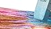 Hair Chalk Unicorn Colors For Holographic Glow, Shimmer Set of 6 Colors, For Party, Festival, and Fun