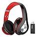 Mpow TV Headphones, 059 Bluetooth Headphones with Bluetooth Transmitter & Carrying Case Set, Plug & Play, Foldable, Light Weight & Protable, Hi-Fi Stereo Wireless Headset for TV/Cell Phones/PC