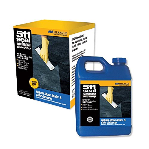 Miracle Sealants SE/EN 4- Pack SG 511 Seal and Enhance Penetrating Sealer And Color Enhancer Contractor Pack, 4-Quart by Miracle Sealants